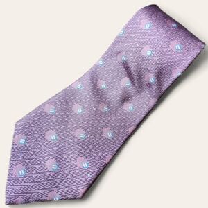 CALVIN KLEIN | Burgundy and Blue Patterned Silk Standard Math Equal Sign Tie